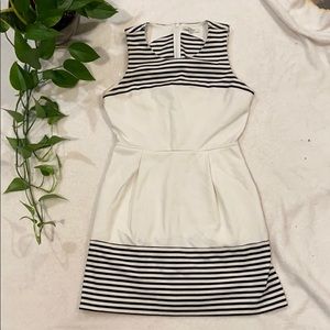 Madewell Black and White dress with pockets!